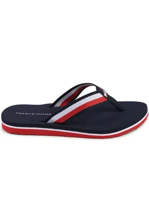 Tommy Hilfiger Dames, Schoenen, Blauw, Maat: 39 EU Leer
