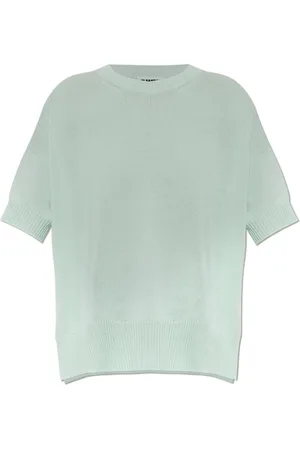 Jil Sander Dames, Truien, Groen, Maat: XS Kasjmier