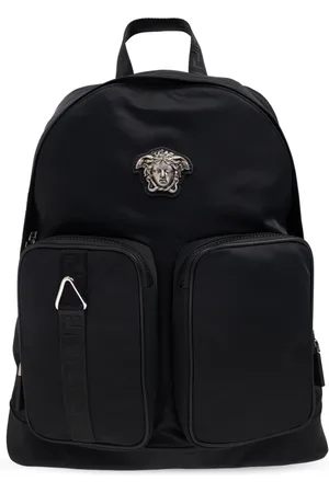 VERSACE Heren, Tassen, Zwart, Maat: ONE Size Leer
