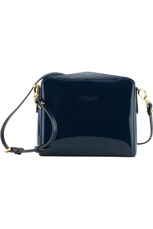 Pourchet Paris Dames, Tassen, Blauw, Maat: ONE Size Leer