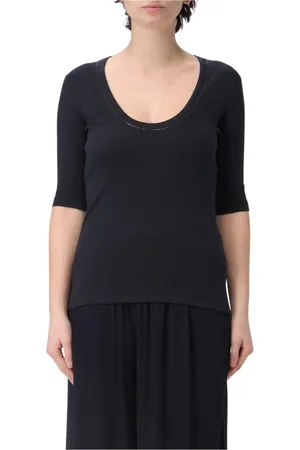 Fabiana Filippi Dames, Tops, Blauw, Maat: M Katoen