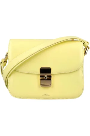 A.P.C. Dames, Tassen, Geel, Maat: ONE Size Leer