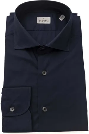 BAGUTTA Heren, Overhemden, Blauw, Maat: S Katoen