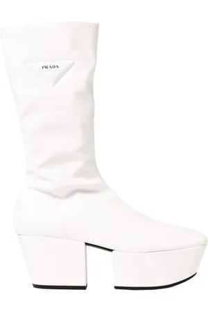 Prada Dames, Schoenen, Wit, Maat: 37 1/2 EU