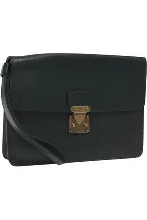 LOUIS VUITTON Dames, Pre-owned, Groen, Maat: ONE Size Leer