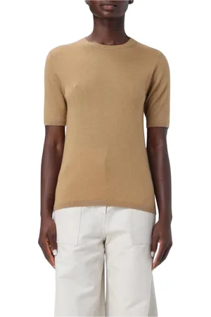 Max Mara Dames, Tops, Bruin, Maat: M Kasjmier