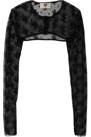 ANIYE BY Dames, Tops, Zwart, Maat: L