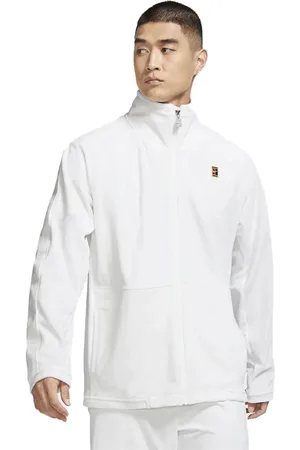 Nike Heren, Jassen, Wit, Maat: S Velours