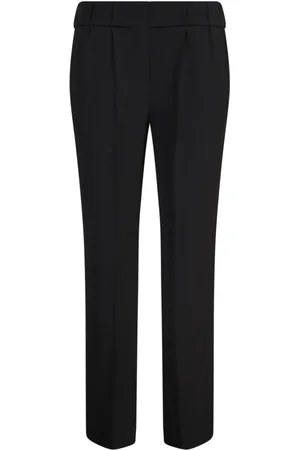 Brunello Cucinelli Dames, Broeken, Zwart, Maat: XL Zijde
