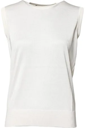 Dolce & Gabbana Dames, Tops, Wit, Maat: M Zijde