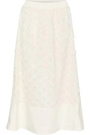 INWEAR Dames, Rokken, Wit, Maat: 2XL Katoen