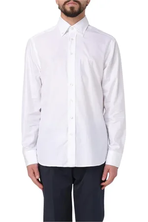 Etro Heren, Overhemden, Wit, Maat: XL Katoen