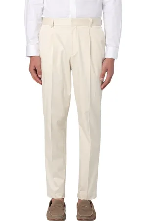HUGO BOSS Heren, Broeken, Wit, Maat: M