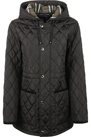 Burberry Dames, Jassen, Zwart, Maat: S Nylon