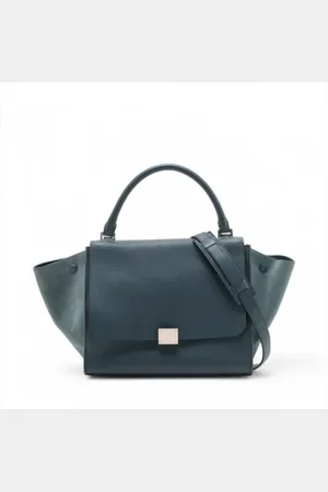 Céline Dames, Pre-owned, Blauw, Maat: ONE Size Leer