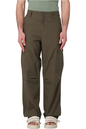 Carhartt Heren, Broeken, Groen, Maat: W29 Katoen