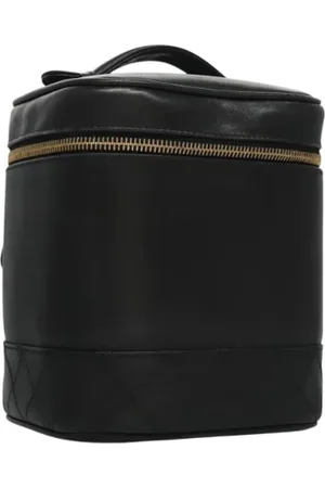 CHANEL Dames, Pre-owned, Zwart, Maat: ONE Size Leer