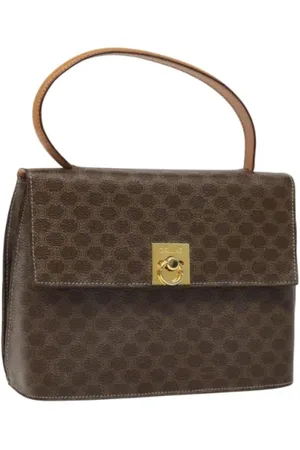 Céline Dames, Pre-owned, Bruin, Maat: ONE Size Leer