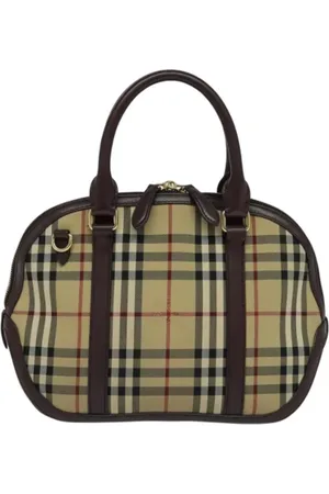 Burberry Dames, Pre-owned, , Maat: ONE Size Leer