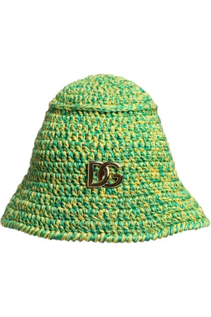 Dolce & Gabbana Dames, Accessoires, Groen, Maat: 58 CM Katoen