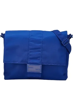 Fendi Dames, Pre-owned, Blauw, Maat: ONE Size Nylon