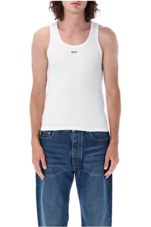 OFF-WHITE Heren, Tops, Wit, Maat: XS Katoen