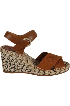 Chloé Dames, Schoenen, Bruin, Maat: 38 EU Leer