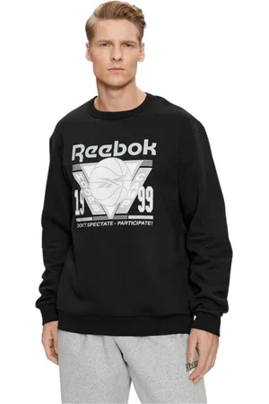 Reebok Heren, Sweatshirts & Hoodies, Zwart, Maat: L