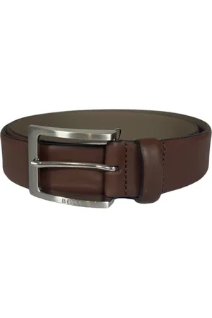 HUGO BOSS Heren, Accessoires, Bruin, Maat: 95 CM Leer