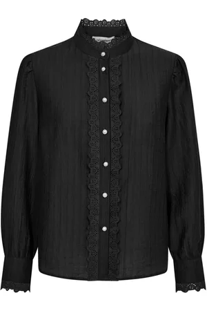 Co`Couture Dames, Blouses & Shirts, Zwart, Maat: M Viscose