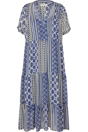 Lollys Laundry Dames, Jurken, Veelkleurig, Maat: XS Viscose