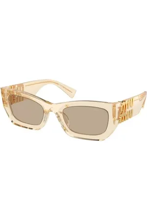 Miu Miu Dames, Accessoires, Bruin, Maat: 53 MM