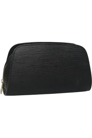 LOUIS VUITTON Dames, Pre-owned, Zwart, Maat: ONE Size Leer
