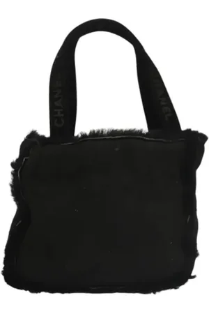 CHANEL Dames, Pre-owned, Zwart, Maat: ONE Size Wol