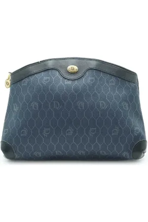 Dior Dames, Pre-owned, Blauw, Maat: ONE Size Leer