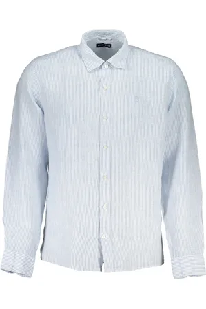 North Sails Heren, Overhemden, Blauw, Maat: XL Katoen