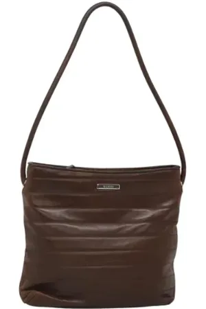 Gucci Dames, Pre-owned, Bruin, Maat: ONE Size Leer
