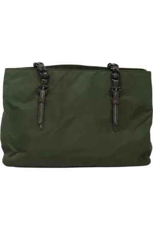 Prada Dames, Pre-owned, Groen, Maat: ONE Size Nylon