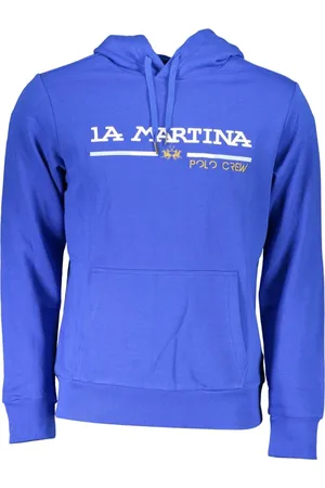 La Martina Heren, Sweatshirts & Hoodies, Blauw, Maat: M