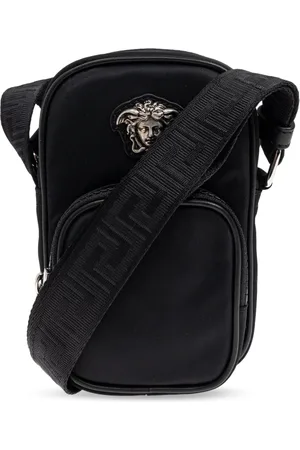 VERSACE Heren, Tassen, Zwart, Maat: ONE Size Leer
