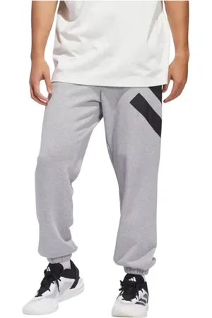 adidas Heren, Broeken, Grijs, Maat: M