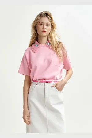 Essentiel Antwerp Dames, Tops, Roze, Maat: XL