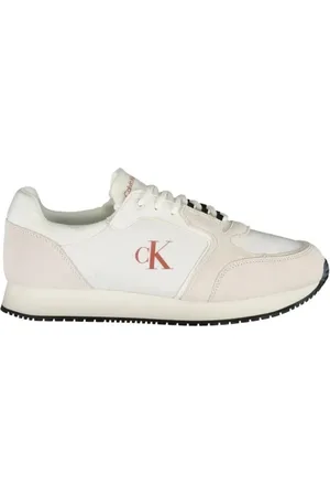 Calvin Klein Heren, Schoenen, Wit, Maat: 42 EU Poliester