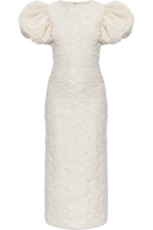 ROTATE Dames, Jurken, Wit, Maat: XS Viscose