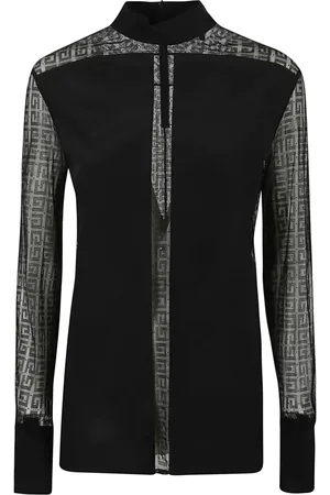 Givenchy Dames, Blouses & Shirts, Zwart, Maat: XS Polyamide