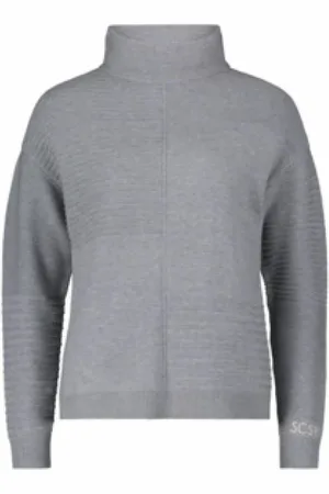 Betty Barclay Dames, Truien, Grijs, Maat: 2XL Katoen
