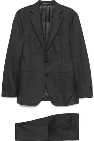 CANALI Heren, Pakken, Grijs, Maat: XL Zijde