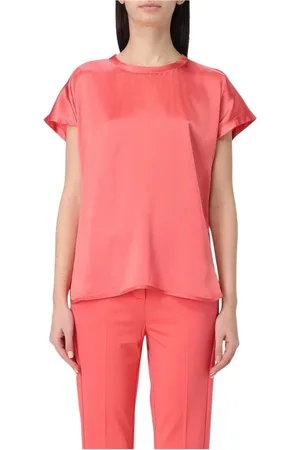 Pinko Dames, Blouses & Shirts, Roze, Maat: S Zijde