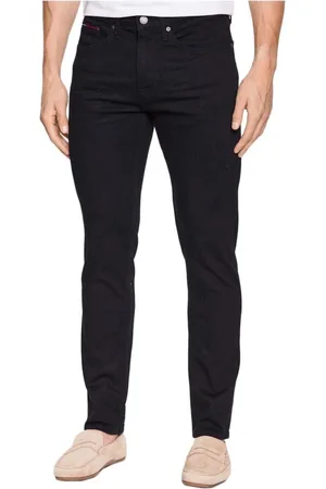 Tommy Hilfiger Heren, Jeans, Zwart, Maat: W30 L30 Katoen