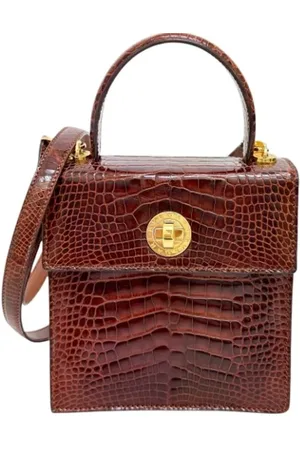 Bvlgari Dames, Pre-owned, Bruin, Maat: ONE Size Leer